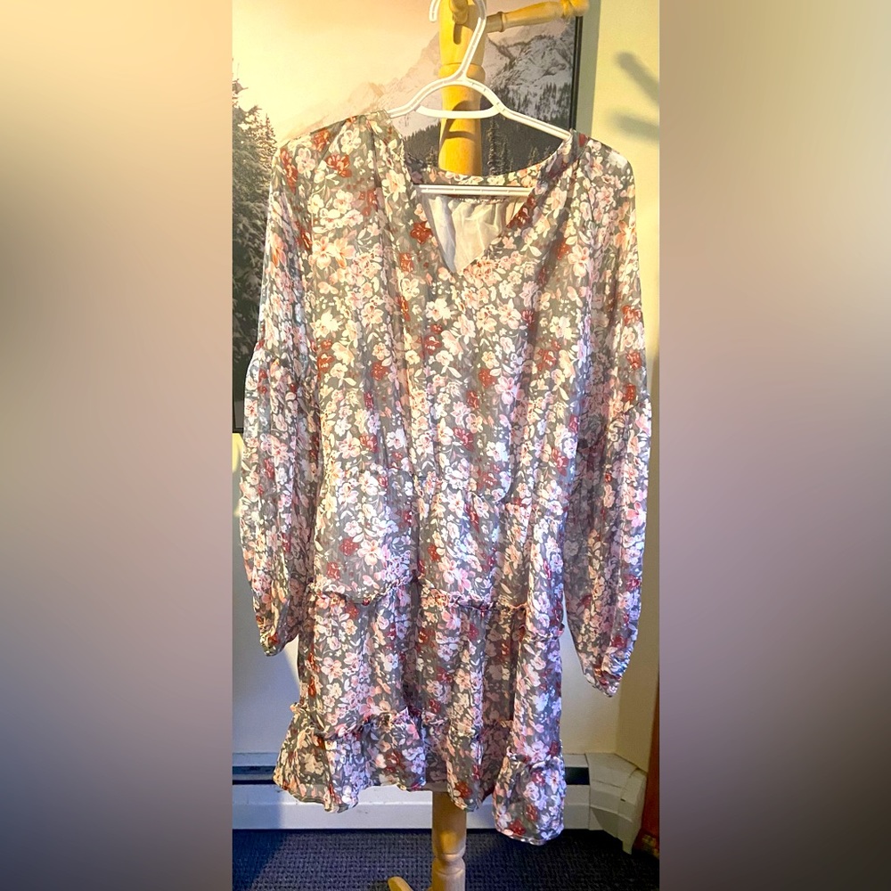 Floral blouse or dress
